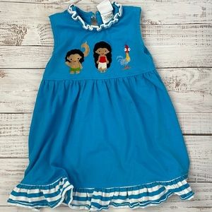 Stitchy Fish, Moana dress, 2T